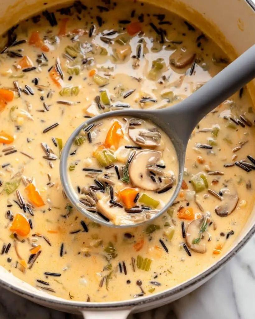 Wild Rice Mushroom Soup