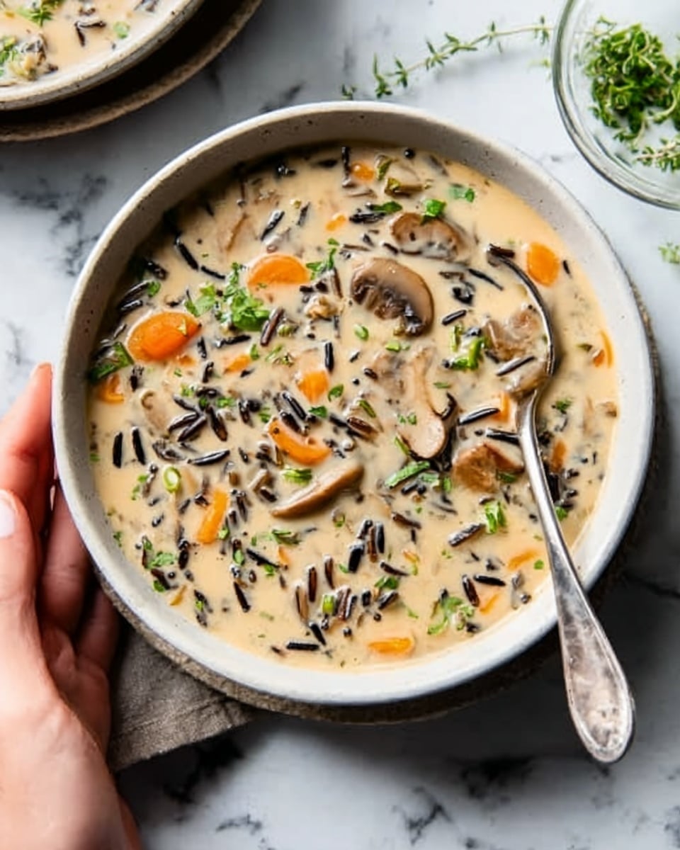 Wild Rice Mushroom Soup