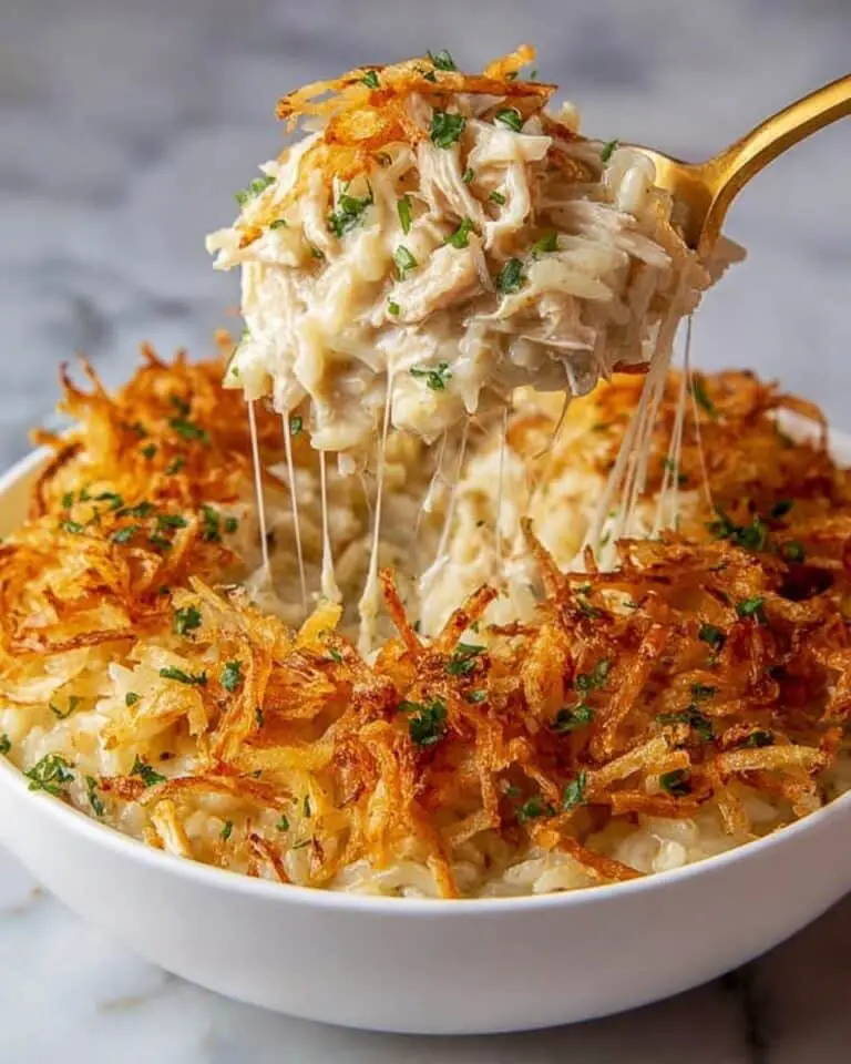 French Onion Chicken Rice Bake