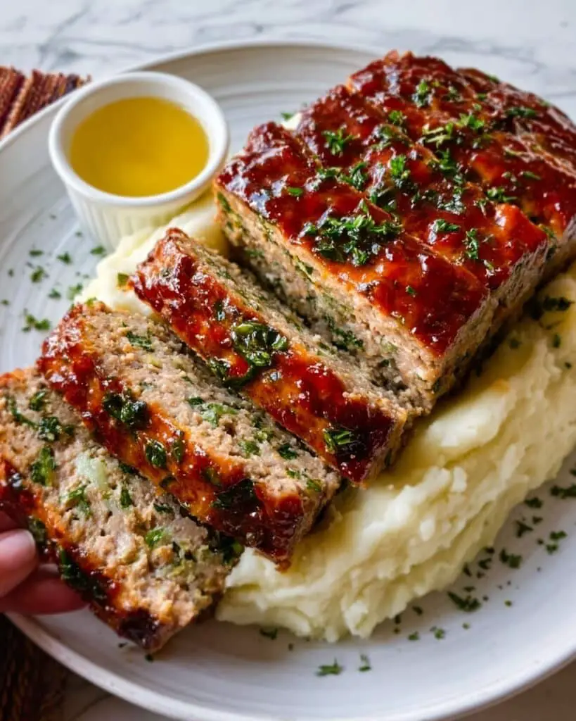 Juicy Garlic Parmesan Chicken Meatloaf: Comfort Food Delight