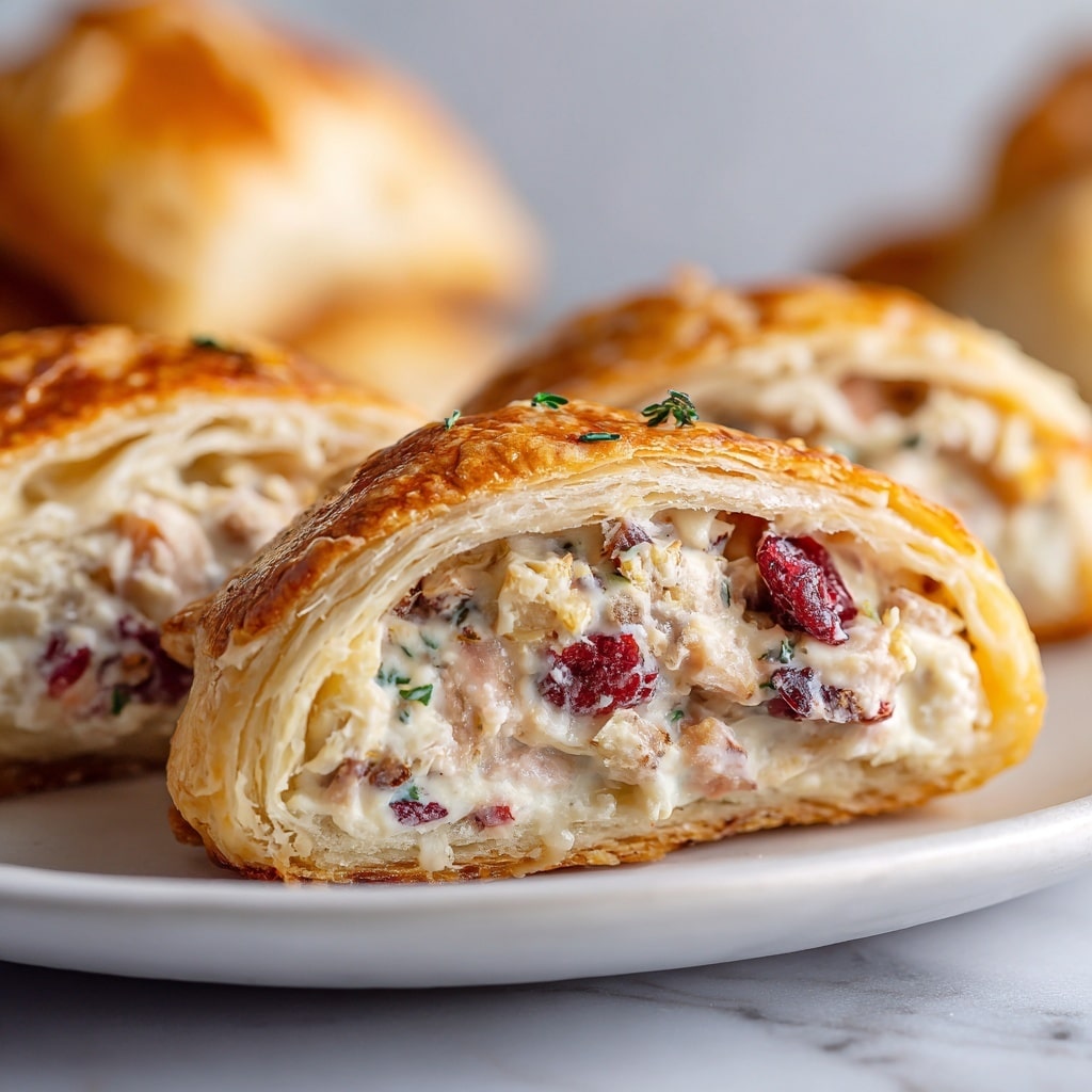 Turkey Cranberry Crescent Ring