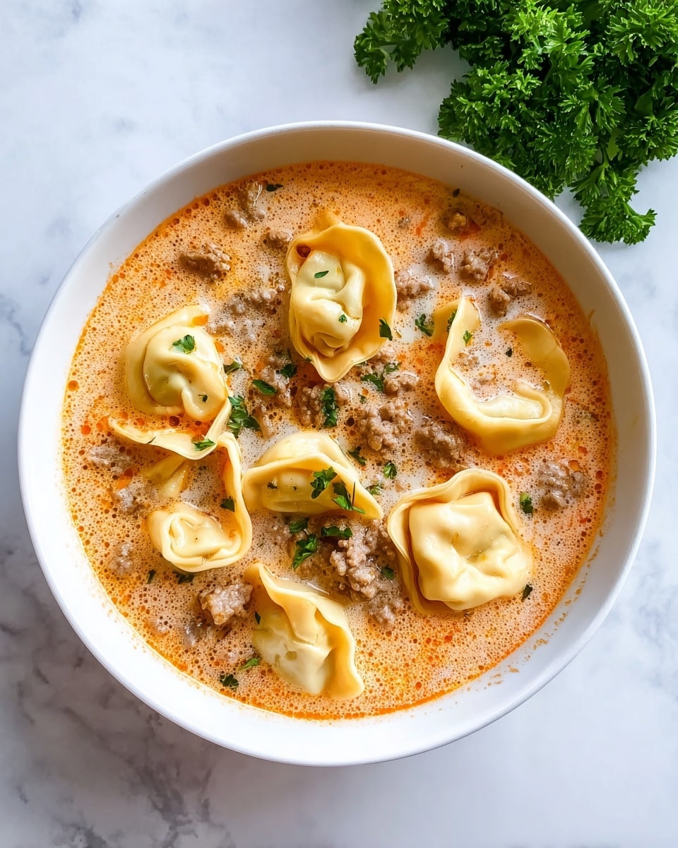 Creamy Tortellini Soup