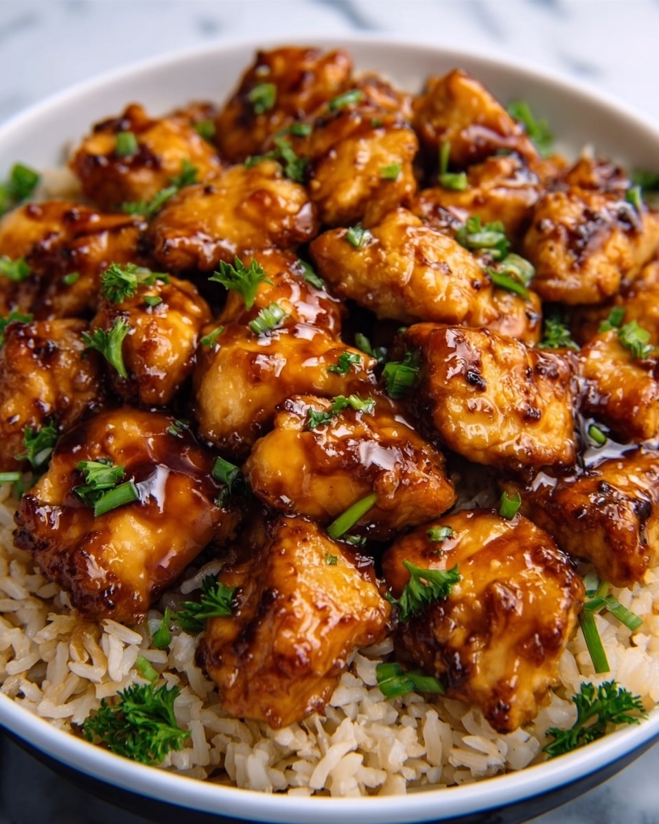 Honey BBQ Chicken Rice