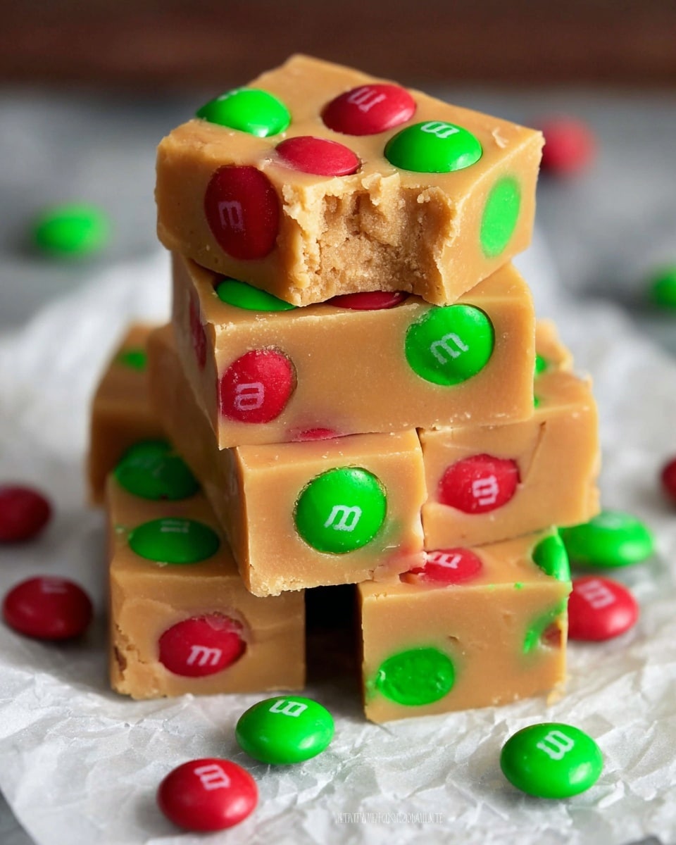 Peanut Butter M&M Fudge