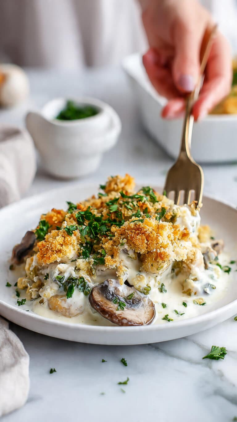 Creamy Chicken and Wild Rice Casserole
