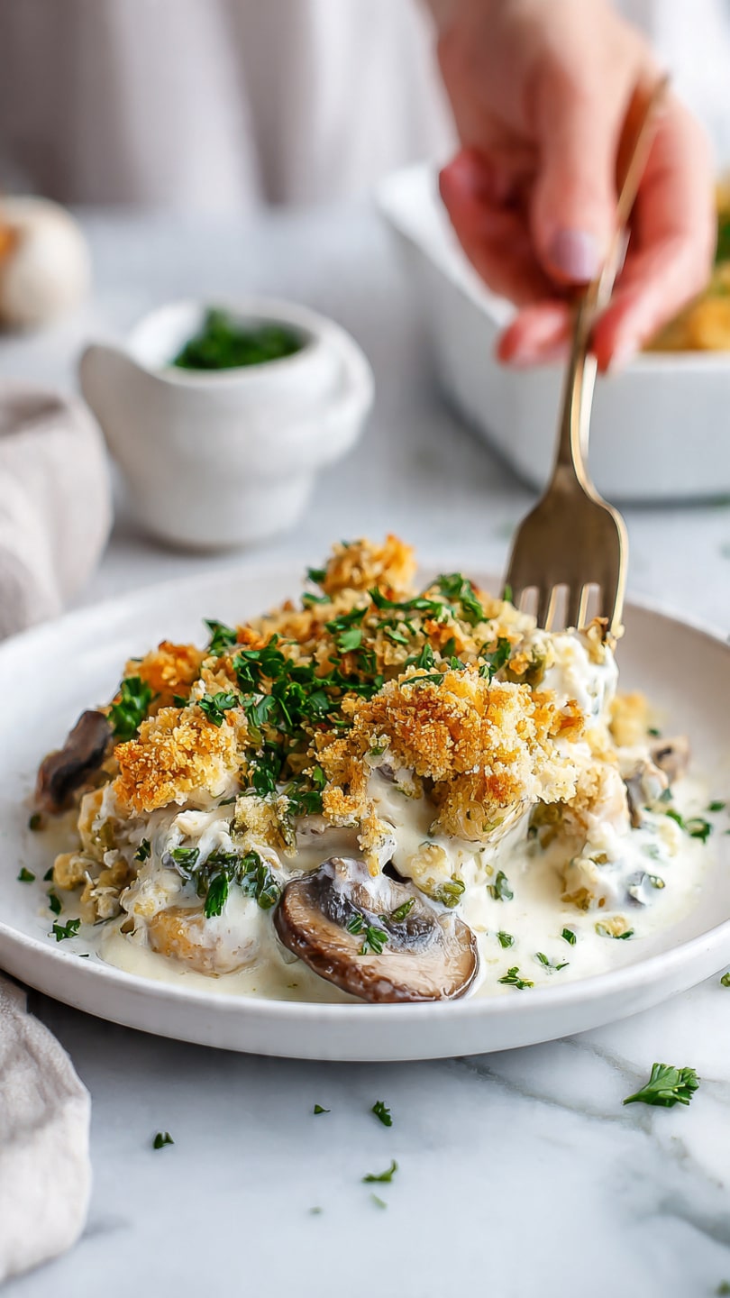 Creamy Chicken and Wild Rice Casserole