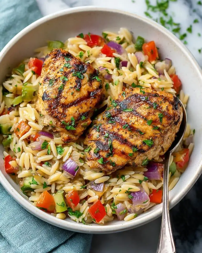 Flavorful Mediterranean Chicken Orzo Recipe For A Healthy Dinner