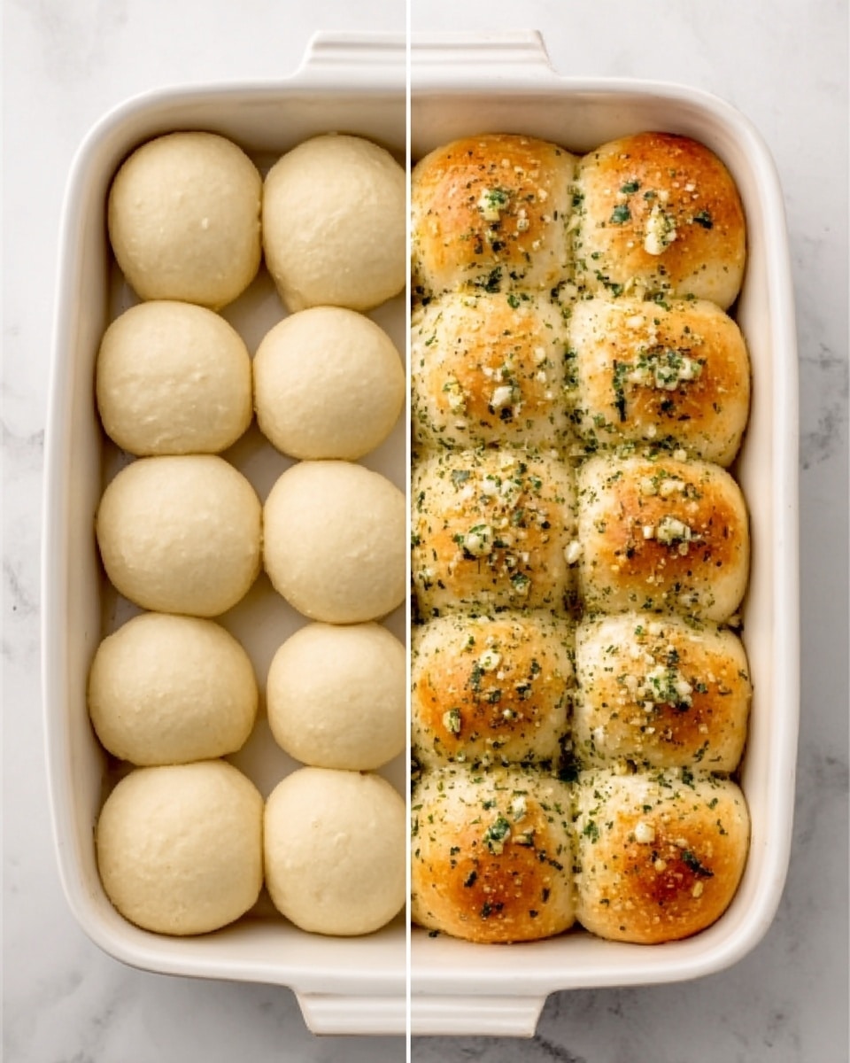 Soft and Fluffy Garlic Bread Rolls