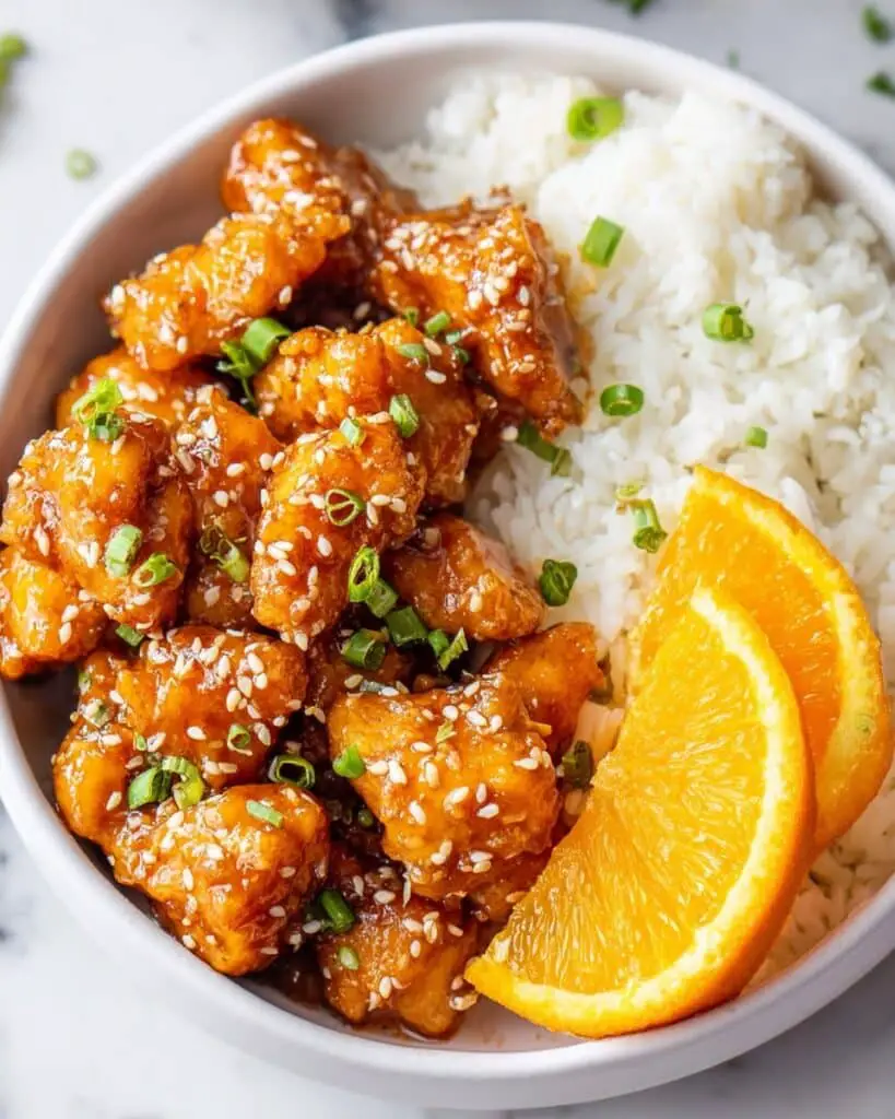 Healthy Baked Orange Chicken