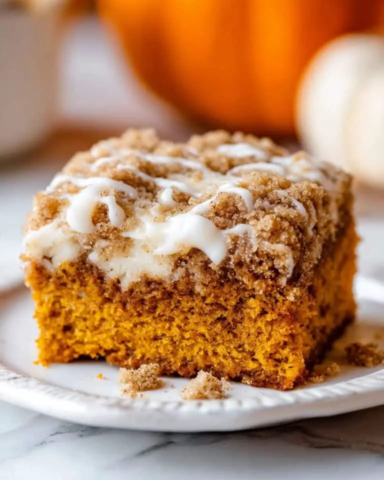 Pumpkin Coffee Cake with Streusel Topping