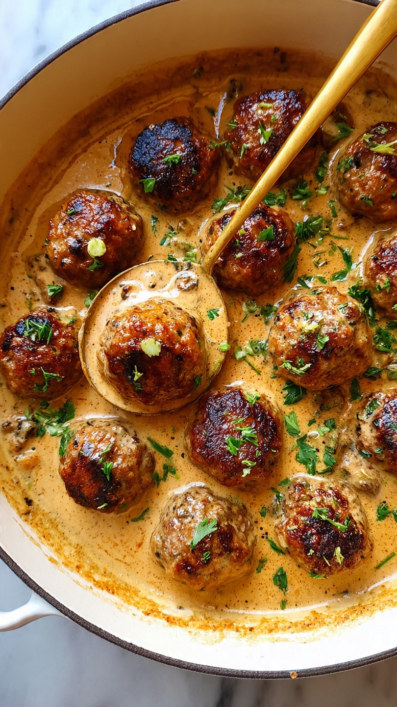 Classic Swedish Meatballs with Creamy Gravy