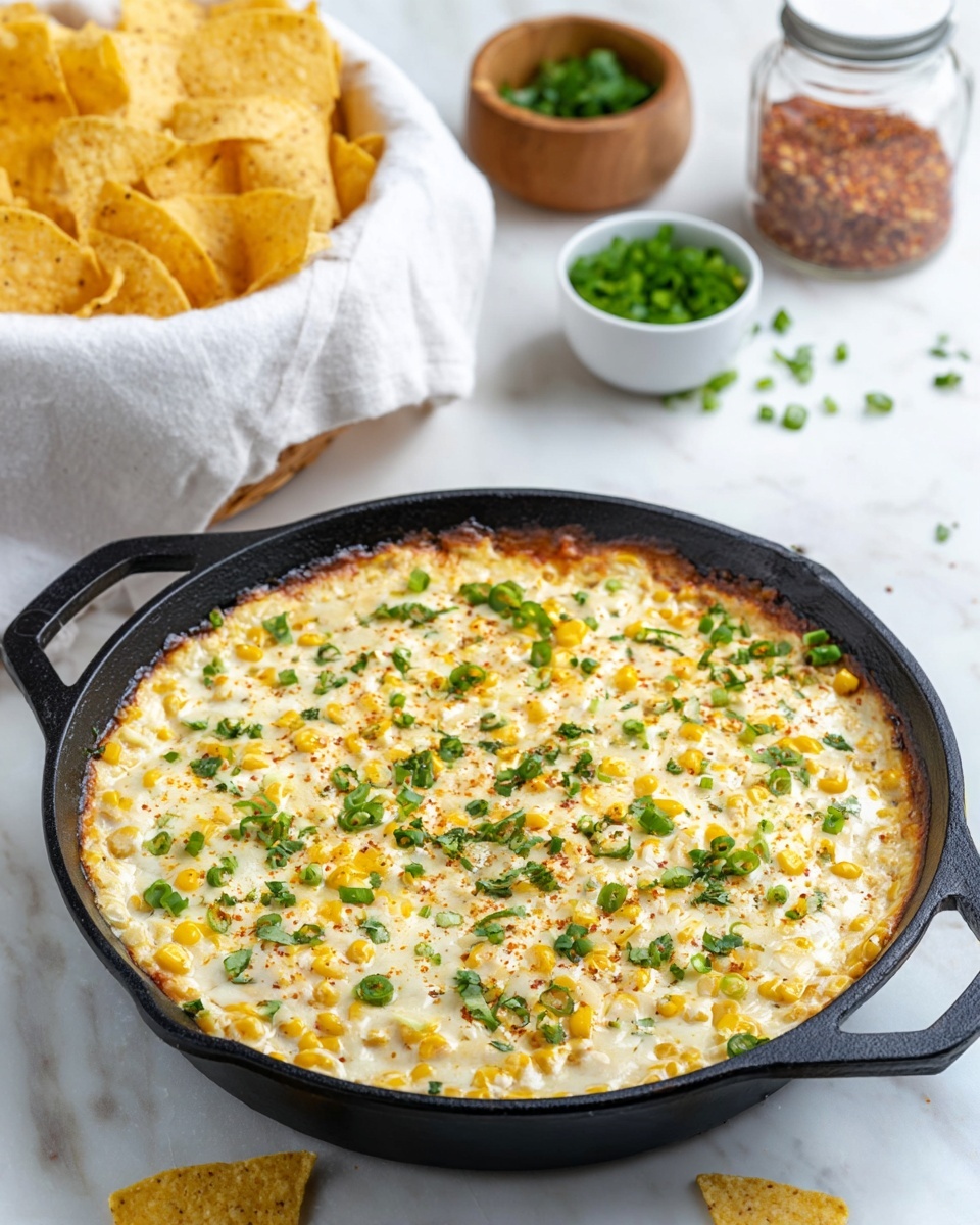 Creamy Baked Elote Dip