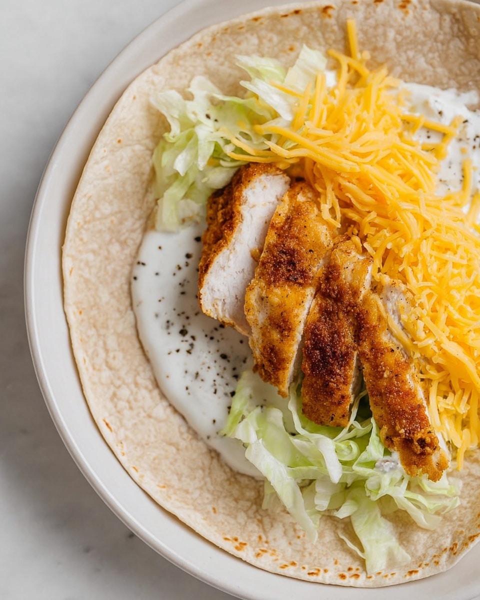 Crispy Air Fryer Chicken and Mozzarella Wraps