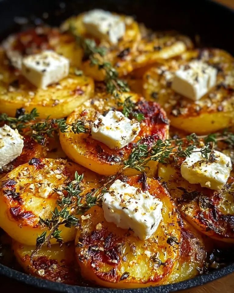 Healthy Baked Feta Potatoes