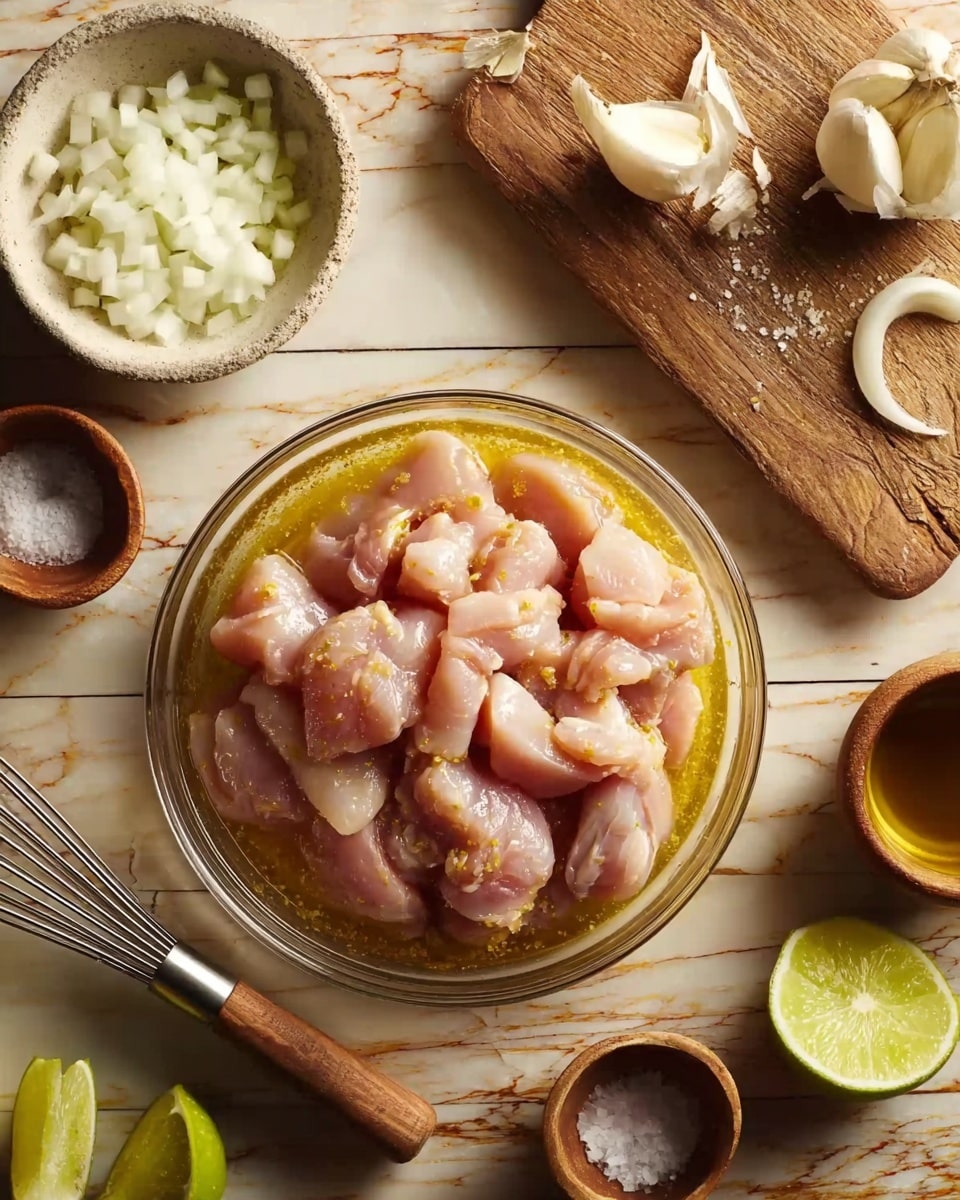 Honey-Lime Chicken and Avocado Rice Stack