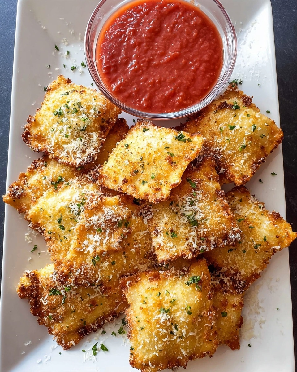 Toasted Ravioli in Air Fryer or Oven