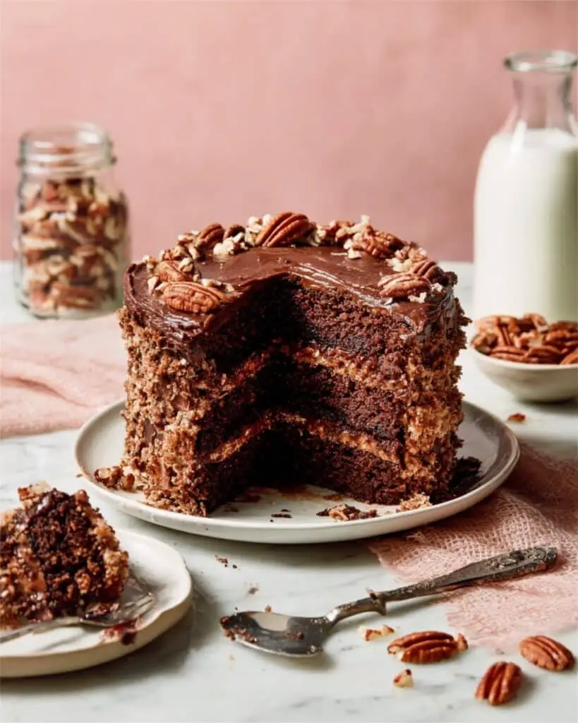 Traditional German Chocolate Cake