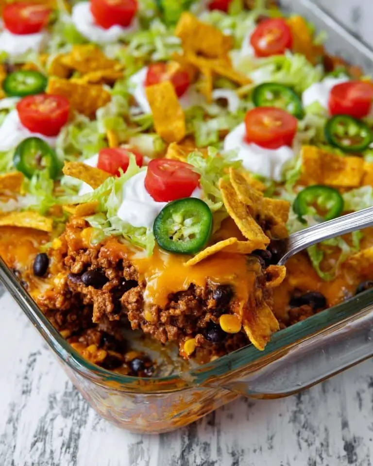Walking Taco Casserole