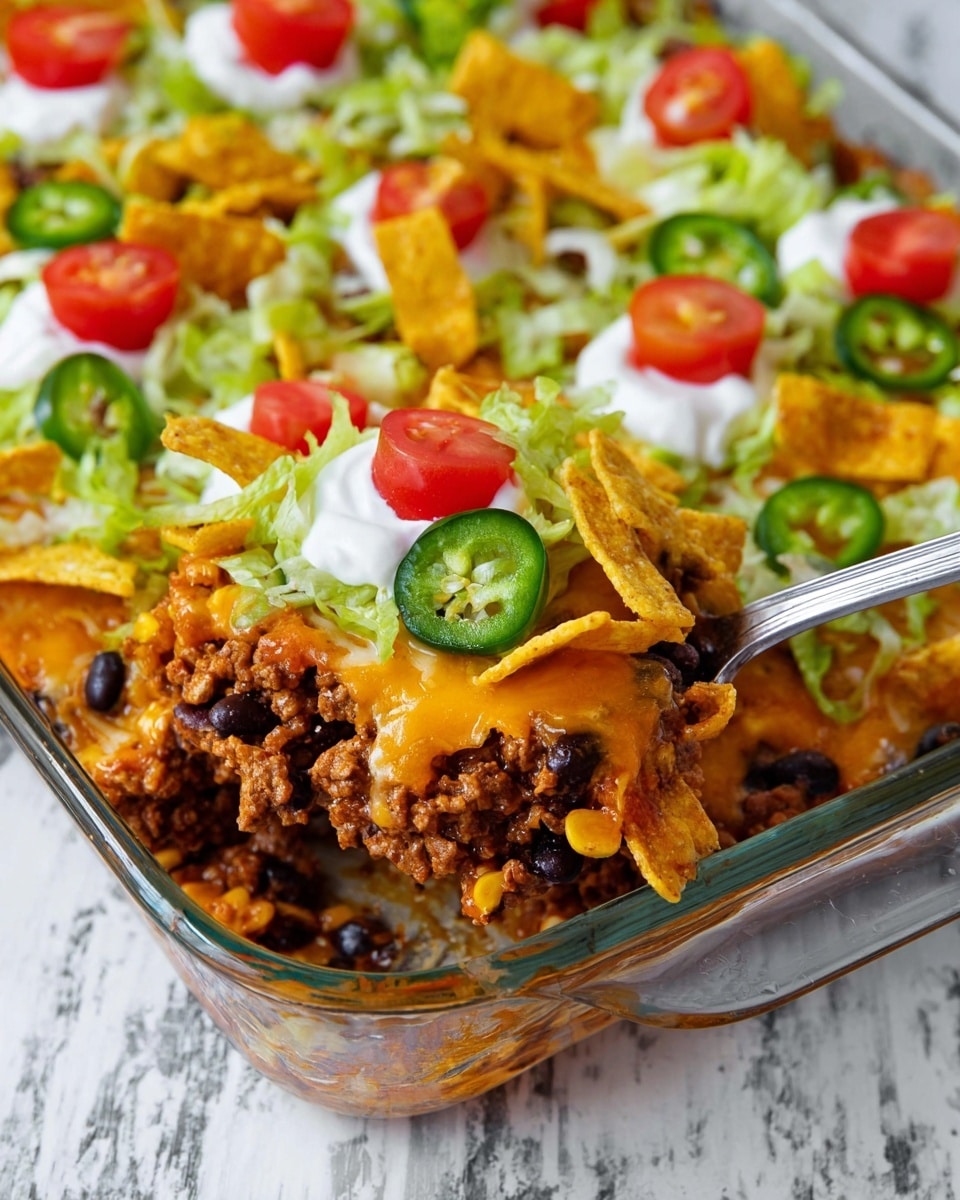 Walking Taco Casserole