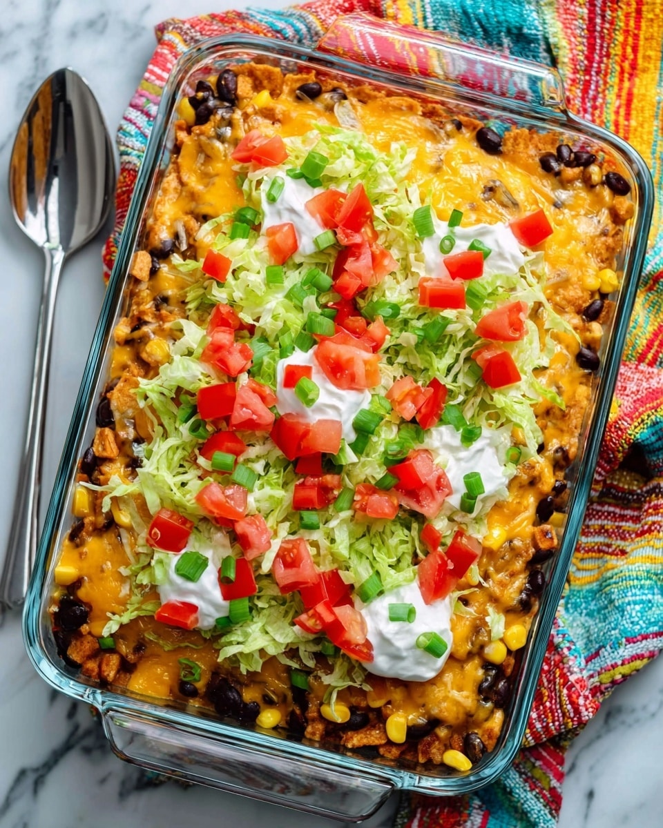 Walking Taco Casserole