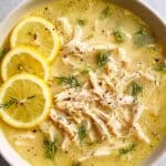 Greek Lemon Chicken Soup