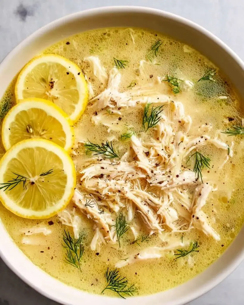 Greek Lemon Chicken Soup