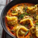 Quick Coconut Curry Soup with Dumplings