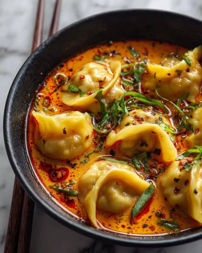 Quick Coconut Curry Soup with Dumplings