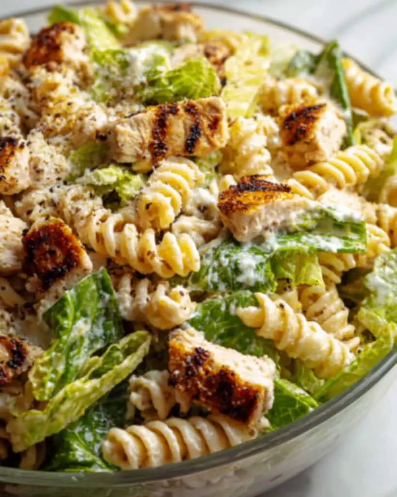 Chicken Caesar Pasta Salad