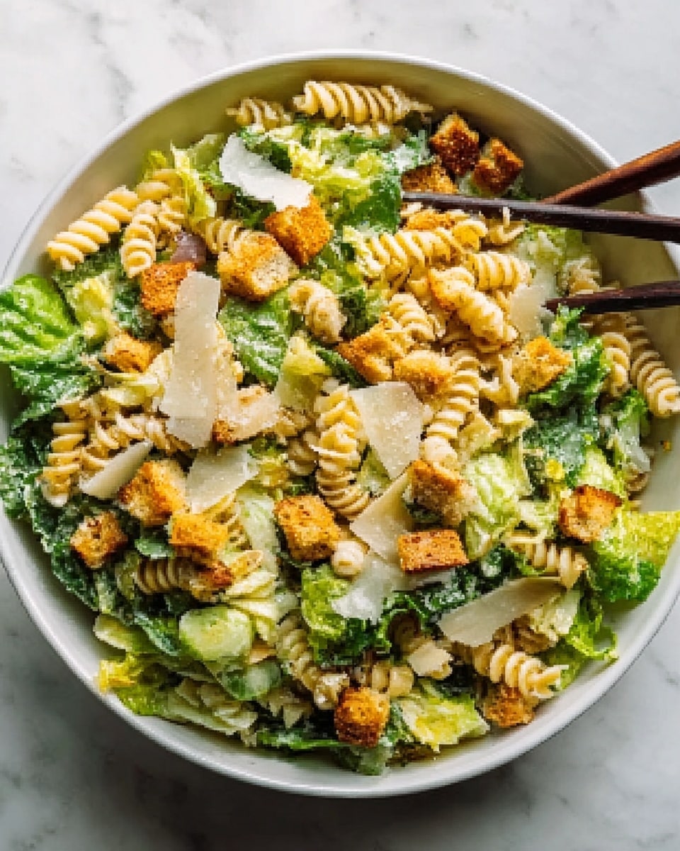 Chicken Caesar Pasta Salad