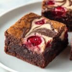 Decadent Raspberry Swirl Brownies