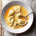 Thai Coconut Curry Dumpling Soup