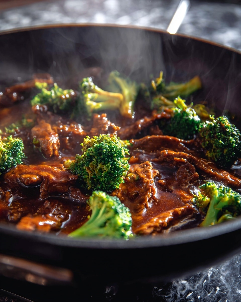 20 Minute Miso Ginger Beef and Broccoli