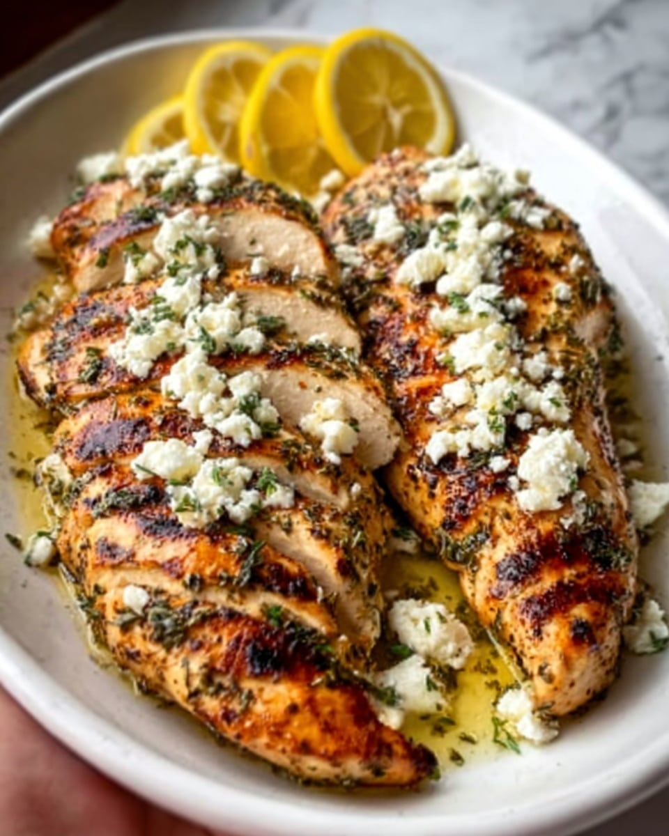 Greek Chicken with Lemon and Feta