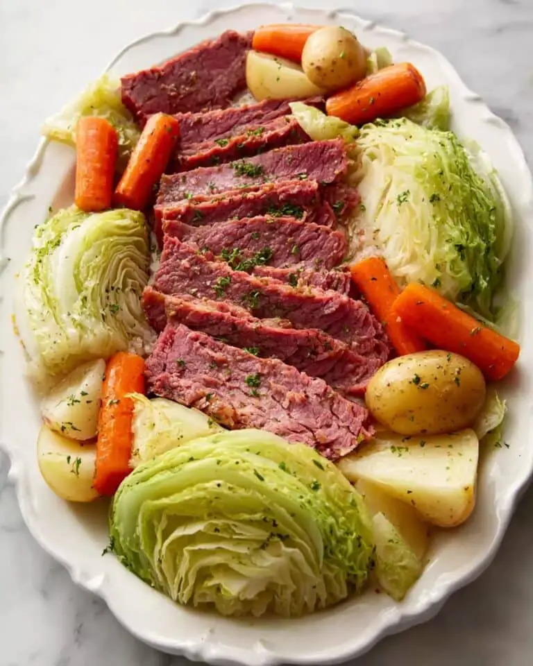 Slow Cooker Corned Beef and Cabbage Recipe