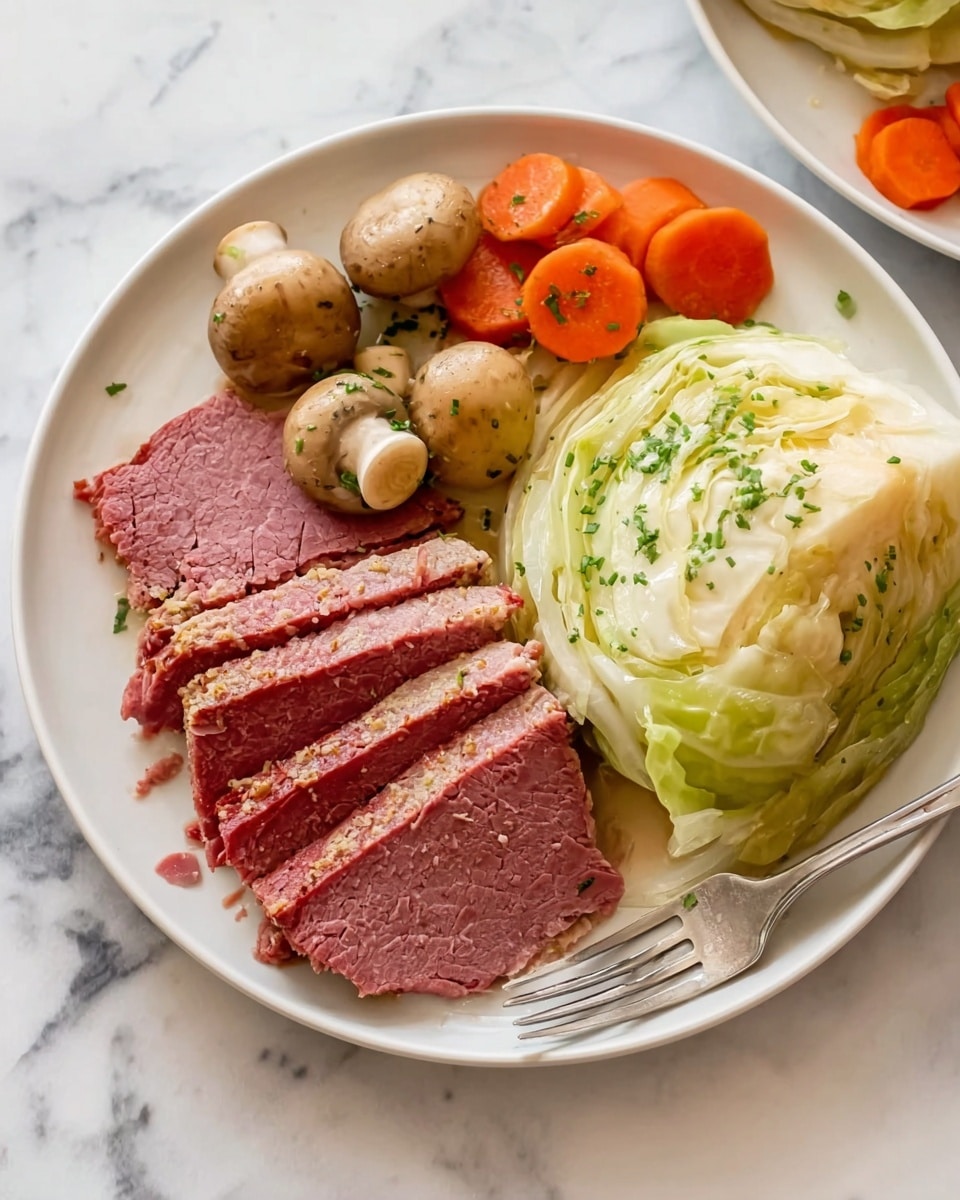 Slow Cooker Corned Beef and Cabbage Recipe