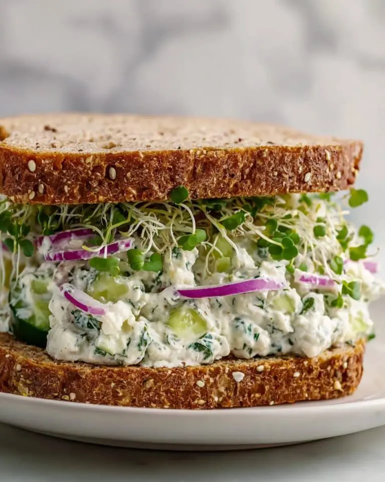 Easy Cucumber Salad Sandwiches