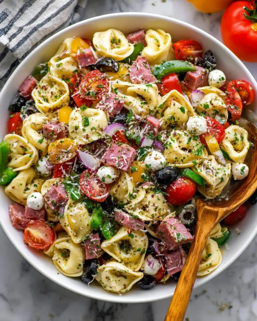 Easy Italian Tortellini Pasta Salad