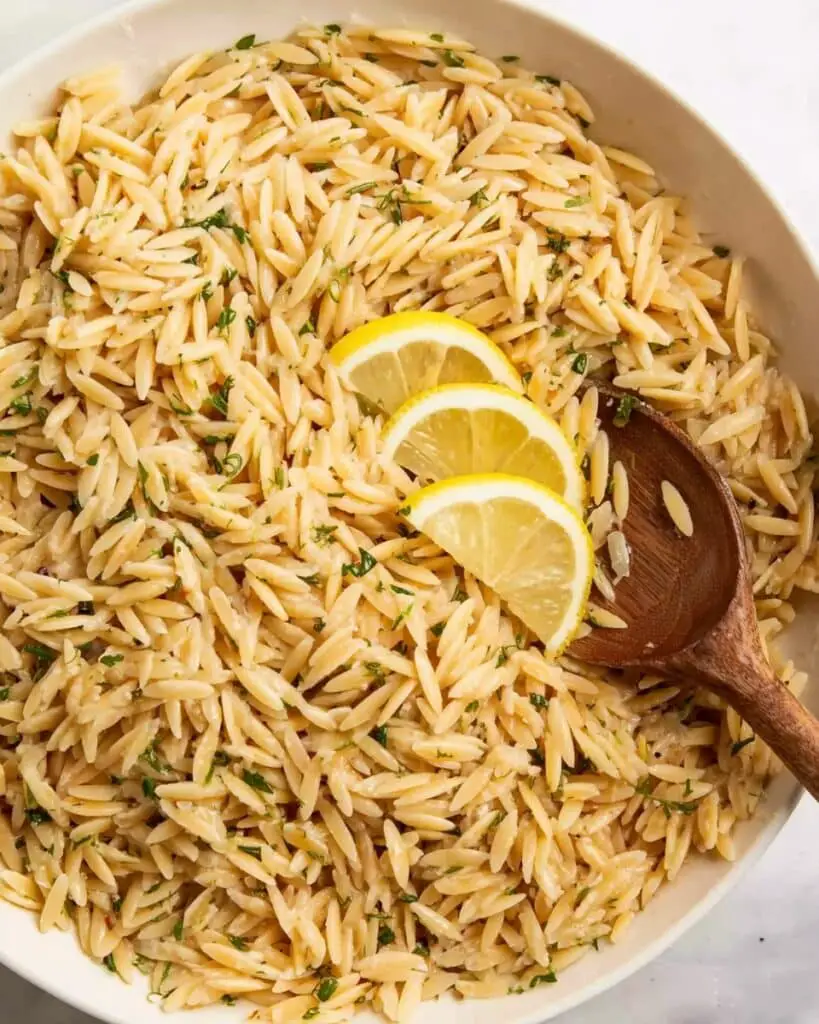 Lemon Orzo