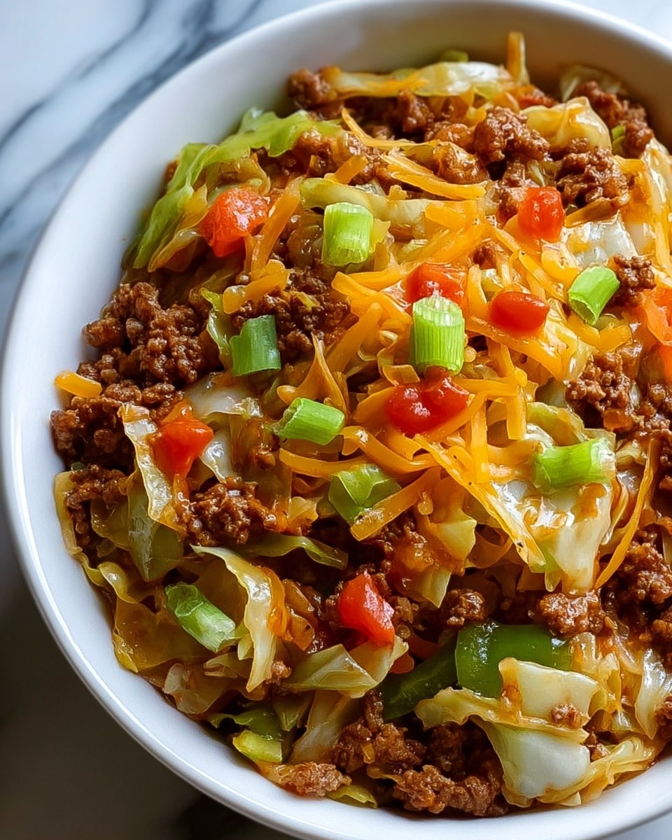 25-Minute Healthy Chinese Ground Beef & Cabbage Stir Fry