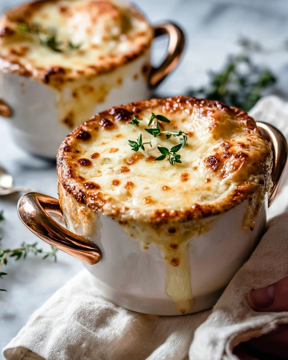 The BEST Easy French Onion Soup