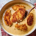 Chicken Parmesan in Cream Sauce