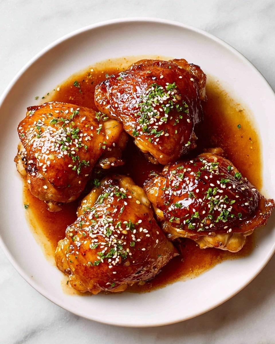 Honey Garlic Chicken Thighs