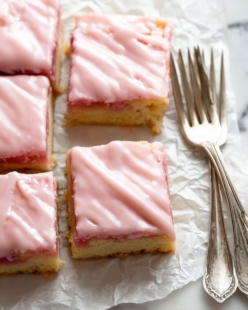 Strawberry Lemon Blondies