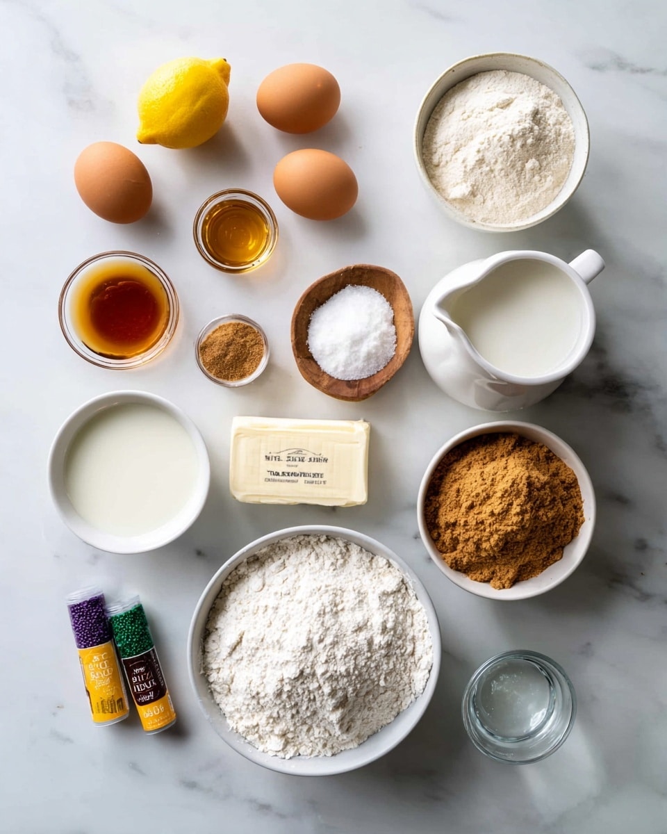 Classic Mardi Gras King Cake Recipe with Cream Cheese Filling