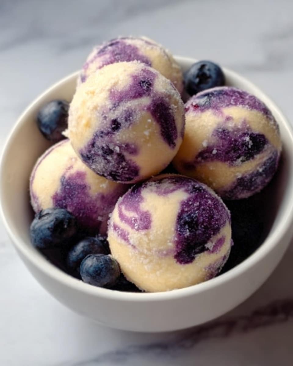 Blueberry Cheesecake Protein Bites