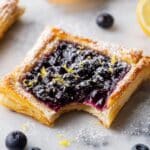 Blueberry Cream Cheese Puff Pastry