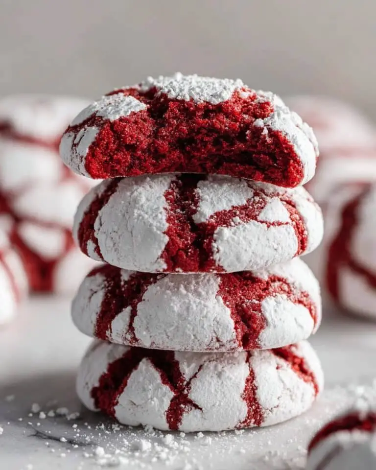 Red Velvet Crinkle Cookie: A Sweet Bite of Comfort