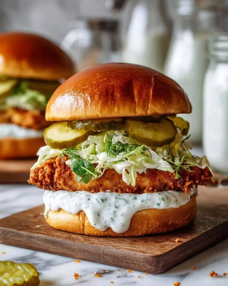 Crispy Dill Chicken Sandwich Recipe