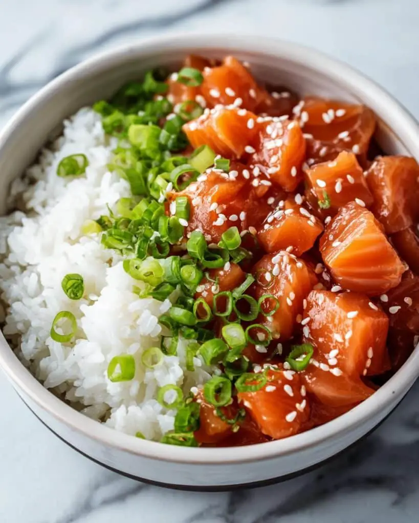 Crispy Salmon and Rice Bowl